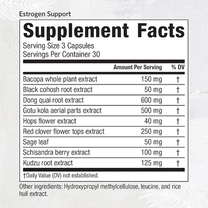 Equilife - Estrogen Support, Herbal Hormone Support, Estrogen Supplement for Women, Promote Hormonal Balance for Women, Ri...