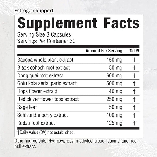 Equilife - Estrogen Support, Herbal Hormone Support, Estrogen Supplement for Women, Promote Hormonal Balance for Women, Ri...