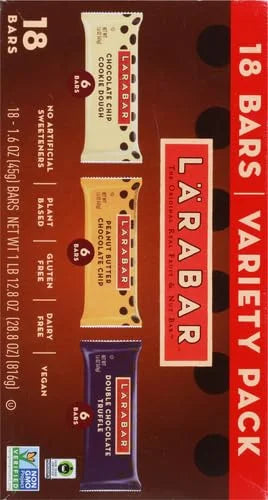 Larabar Chocolate Variety Pack, Gluten Free 18 ct