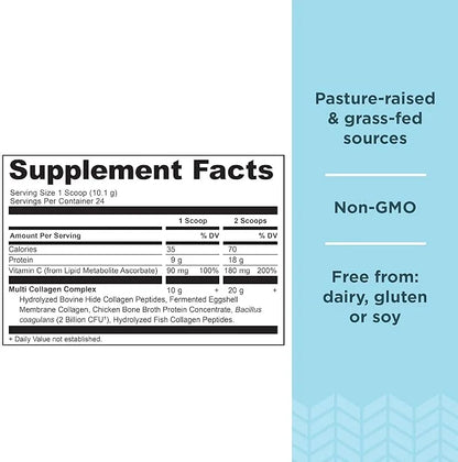 Ancient Nutrition Hydrolyzed Collagen Peptides Powder 24 Servings, 8.6oz
