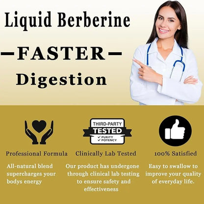 Berberine Liquid Drops 1500mg, Liposomal Berberine