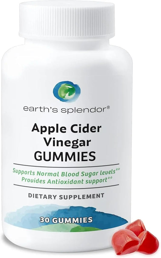 Earth's Splendor Apple Cider Vinegar Gummies 30 Count