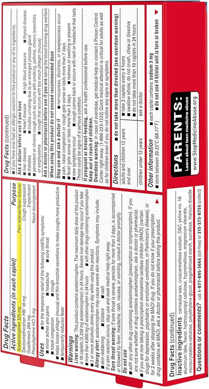 Tylenol Cold + Flu Severe Medicine 24 ct.