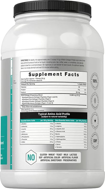 Horbaach Multi Collagen Protein Powder 32 oz