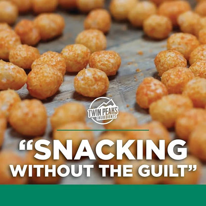 Twin Peaks Low Carb, Keto Friendly Protein Puffs, Sour Cream & Onion (300g, 21g Protein, 2g Carbs) - Product Image