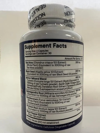NEW AGE Sea Moss Black Seed