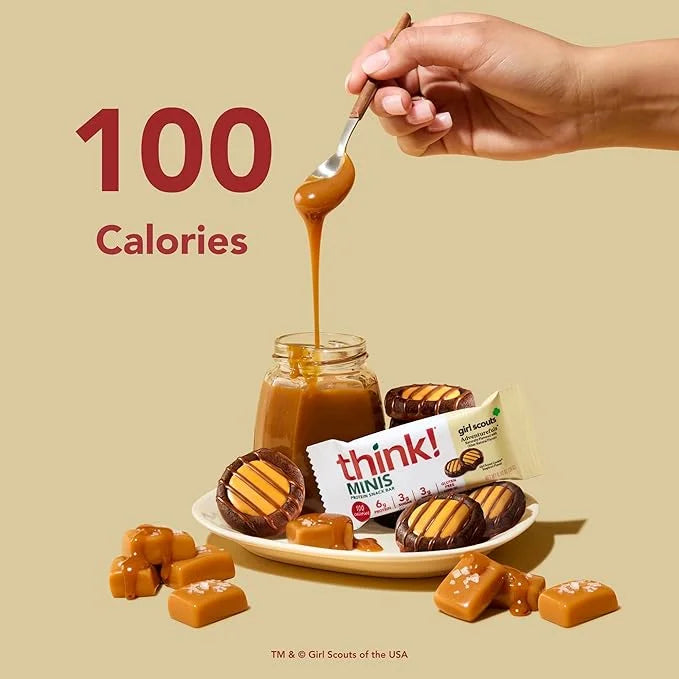 think! Minis Protein Snack Bar, Gluten Free, Girl Scouts Adventurefuls, 15 Count - Product Image