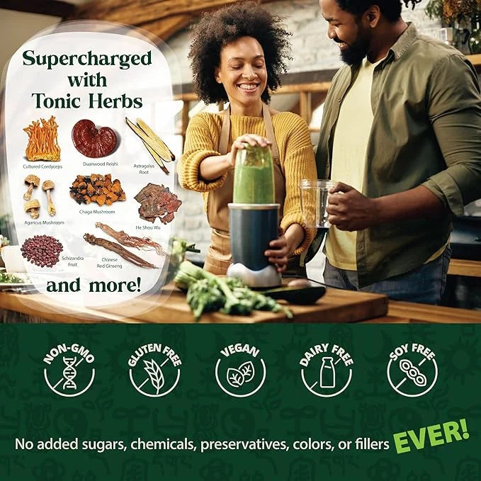 Dragon Herbs Tonic Alchemy Greens Superfood Powder 91 Ingredients