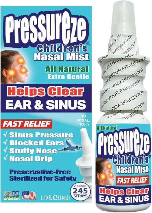 Preservative-Free Sterile Nasal Spray for Children 245 Sprays 34 ml 1)
