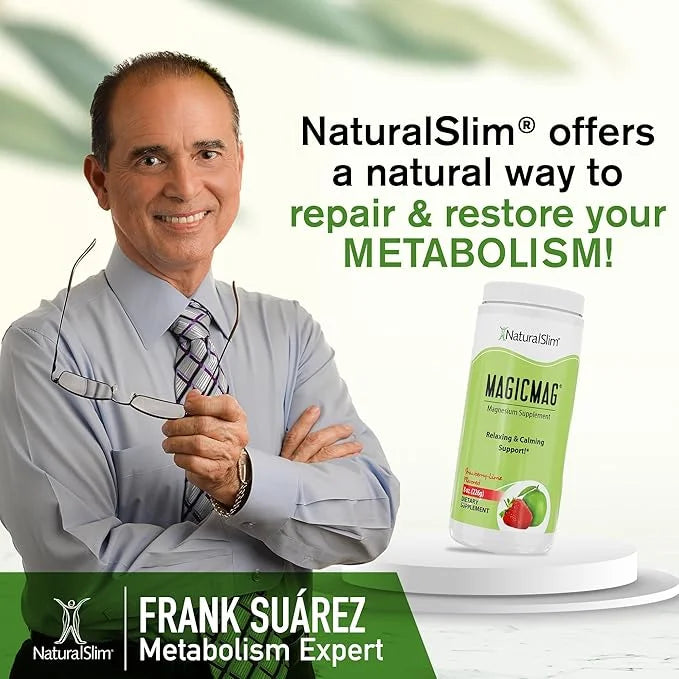 NaturalSlim Magicmag Pure Magnesium Citrate Powder – Stress, Constipation, Muscle, and Heart Support | Natural Strawberry ...