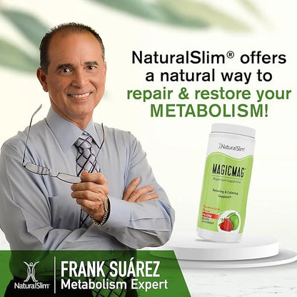 NaturalSlim Magicmag Pure Magnesium Citrate Powder – Stress, Constipation, Muscle, and Heart Support | Natural Strawberry ...