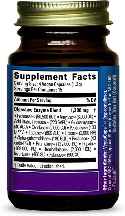 HEALTHFORCE SUPERFOODS Digestion Enhancement Enzymes 60 Vegan