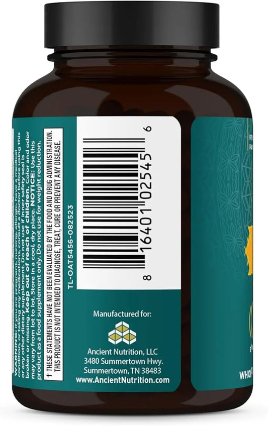 Ashwagandha Tablets by Ancient Nutrition, Stress Relief, Supports Energy, Mental Clarity and Concentration, Reduces Fatigu...