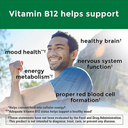 Nature Made Energy B12 1000 mcg, 80 Gummies, 40 Day