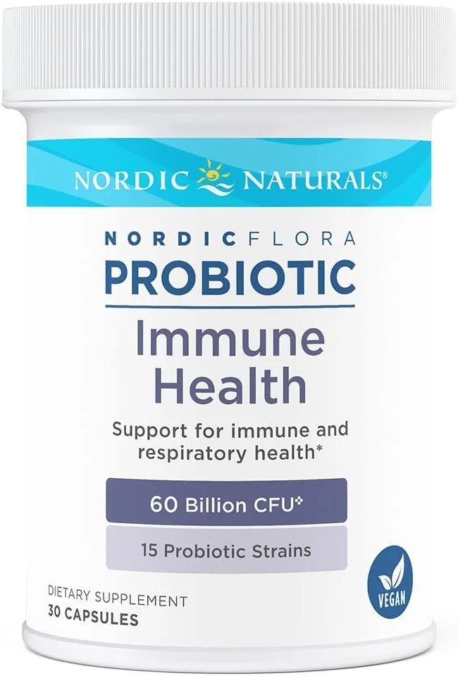 Nordic Naturals Nordic Flora Probiotic Immune 30 Capsules, 15 Probiotic 30 Servings