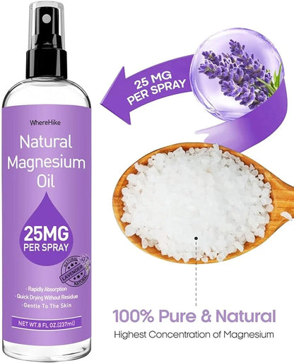 Pure Magnesium Oil Spray for Feet,Ideal Gift for Sleep & Muscle Relaxation,Better Sleep,Rapid Absorption,Quick Drying With...