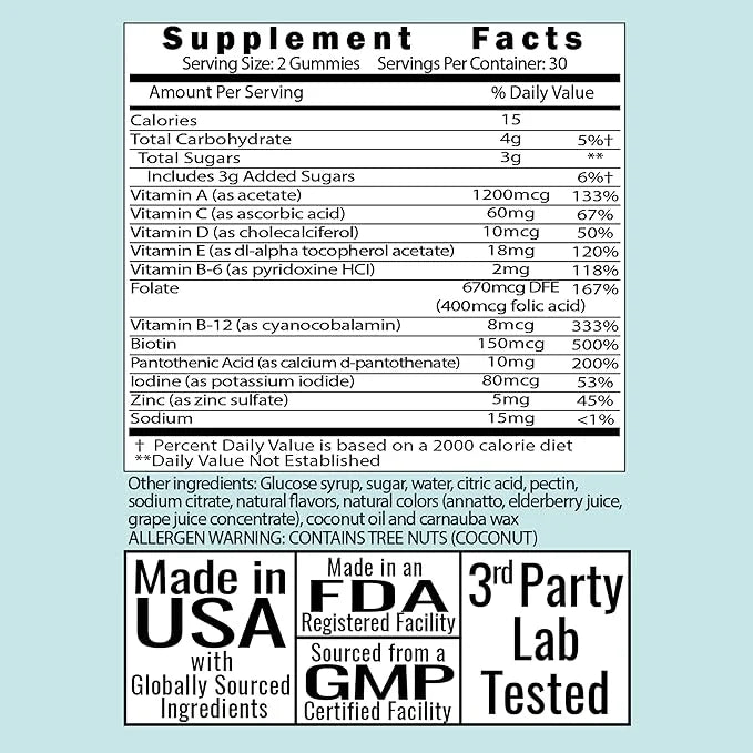 Retinol Vitamin A Gummies, Gummy Vitamins