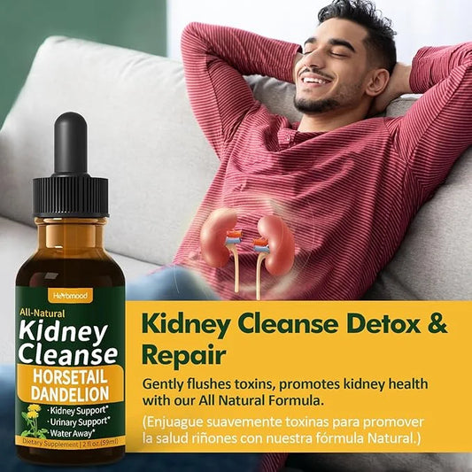 Kidney Cleanse Drops, Gotas de Chanca 2oz