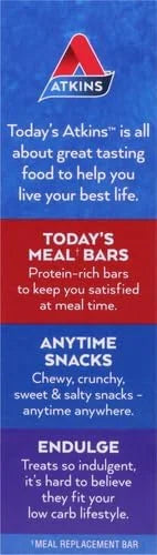 Atkins Peanut Butter Protein Wafer Crisps, Protein Dessert, 4g Net Carb, 1g Sugar, Keto Friendly, 5 Count - Product Image