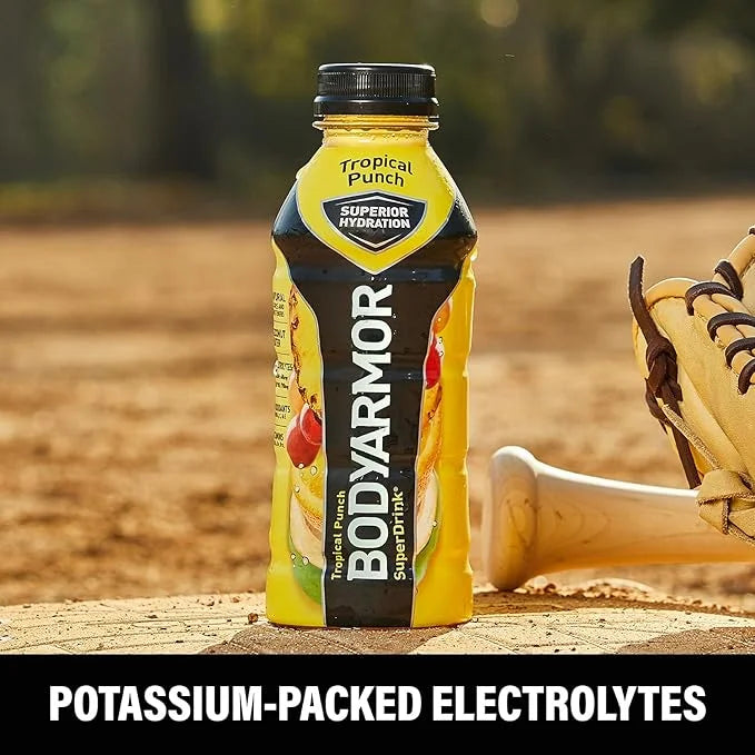 BODYARMOR Sports Drink Sports Beverage, Tropical Punch, Coconut Water Hydration, Natural Flavors With Vitamins, Potassium-...
