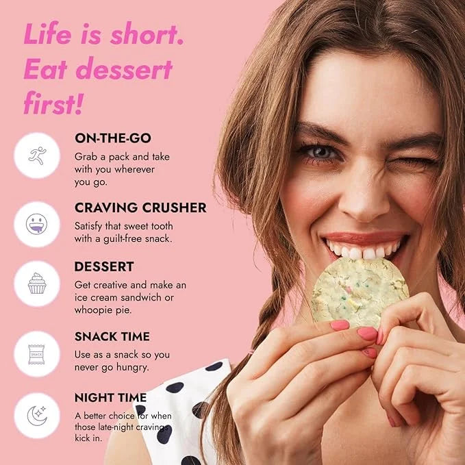 321glo Collagen Cookies | Soft Baked, High Protein Cookies | Low Carb, Low Sugar | Keto Snack for Women, Men, & Kids | 12 ...