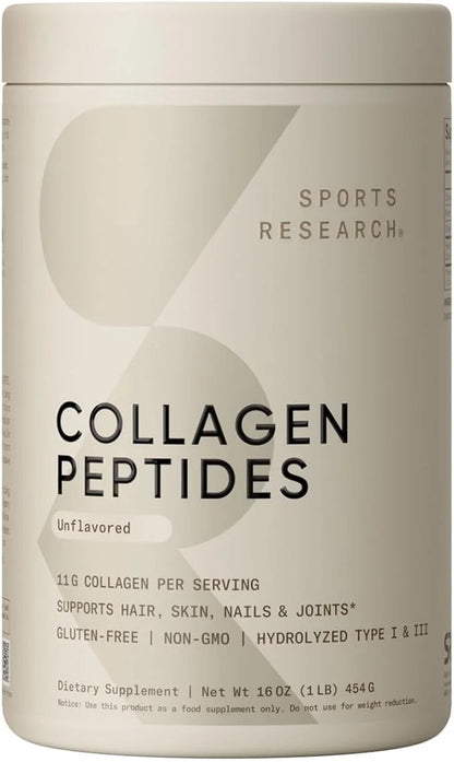 Sports Research Collagen Peptides for Women 1 & 3 Collagen