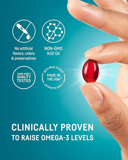 Kori Krill Oil Omega 3 Superior 600 mg, 60 Softgels