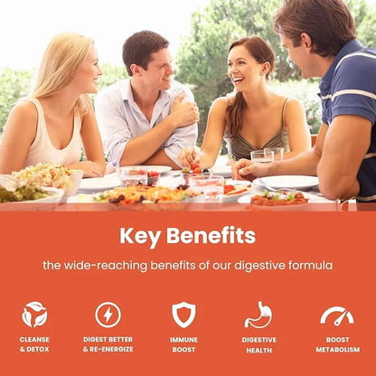 NutraChamps Digestive Enzymes with Probiotics and 90 Vegan