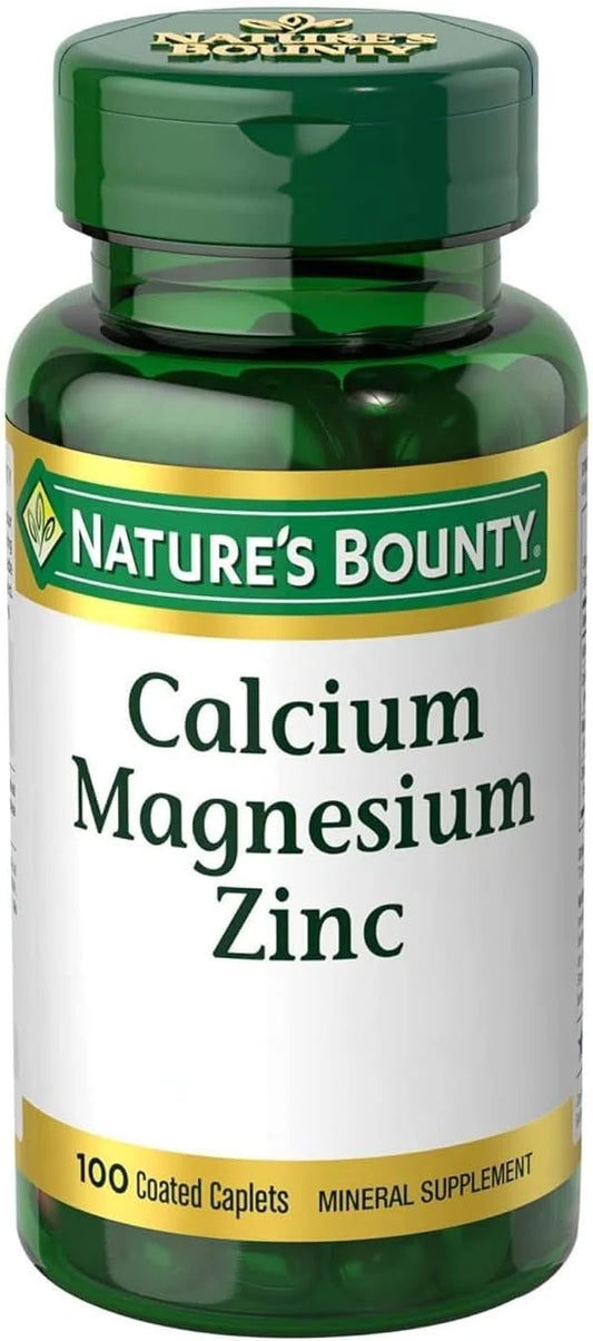 Nature's Bounty Calcium Magnesium & Zinc 100 Count