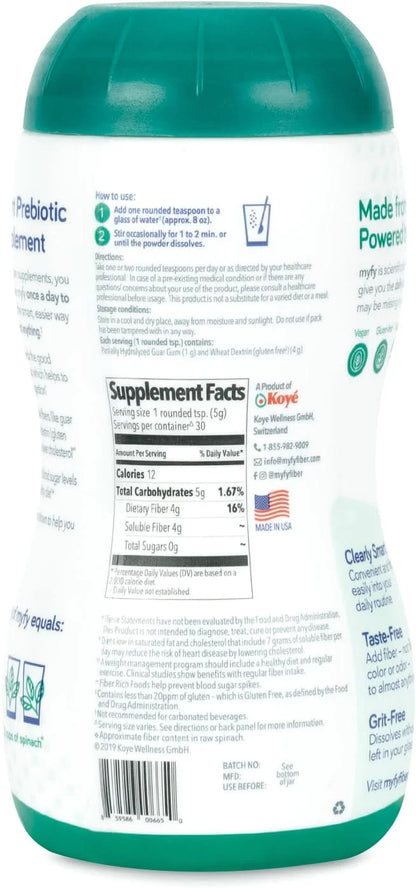 Natural Prebiotic Fiber Supplement Powder 5.3oz (30 (30 Servings)
