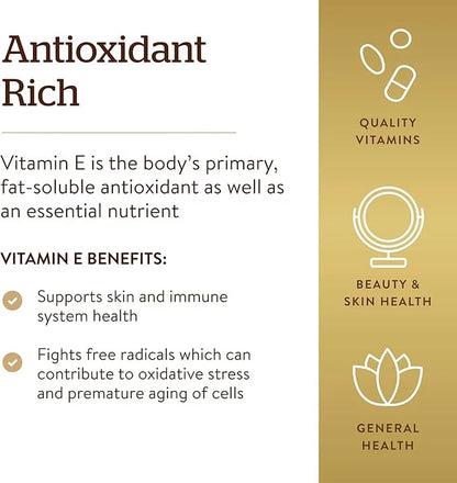 Solgar Vitamin E 67 mg (100 100 Mixed 100 Servings
