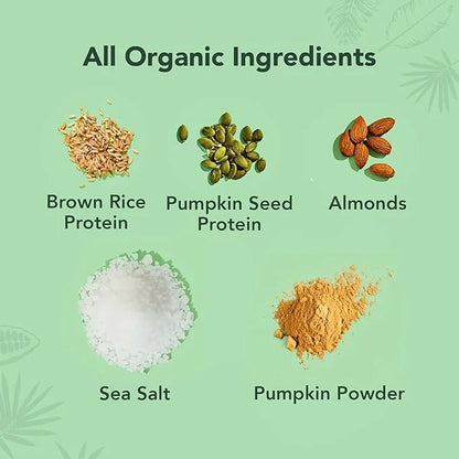 ALOHA Organic Plant Based Protein Bars - Pumpkin Spice, Vegan, Low Sugar, Gluten-Free, Low Carb, Non-GMO, No Stevia, No Er...