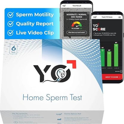 YO Home Sperm Test 97% Accuracy 6 Tests