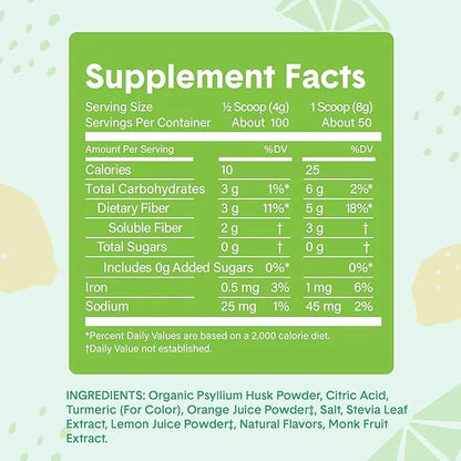 Bellway Super Fiber Powder + Fruit, (50 Servings)