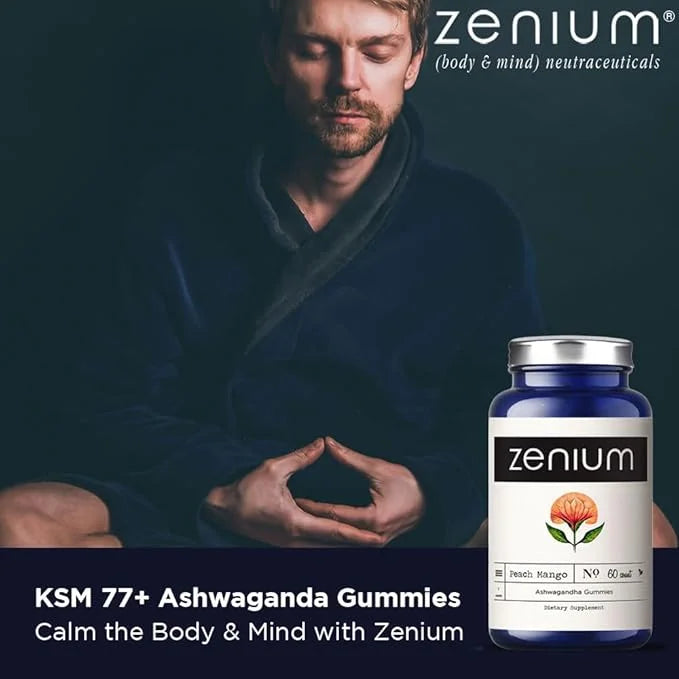 Ashwagandha 3,000mgs Gummy KSM-77+ High 10% Withanolide 60 Count