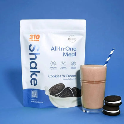 310 Nutrition - All In One Meal Replacement Shake - Fiber Rich Vegan Superfood Blend - Natural Sweeteners - Low Carb Shake...