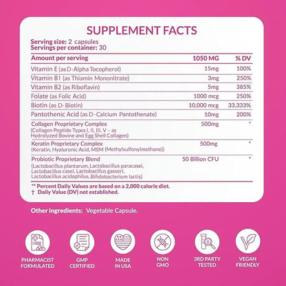 Advanced Women's Probiotics for Gut Health 50 Billion