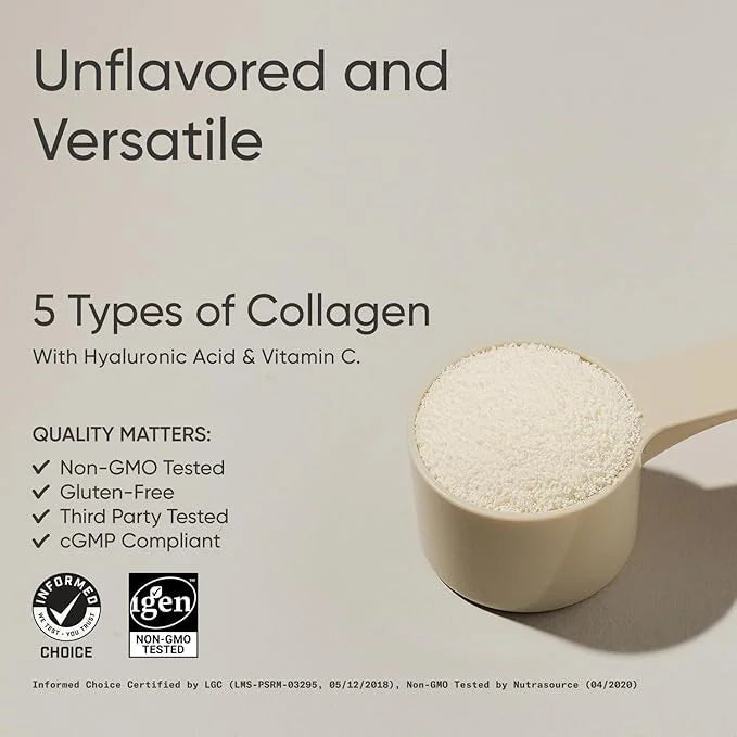 Sports Research Multi Collagen Protein Powder 5 Types 30 Servings
