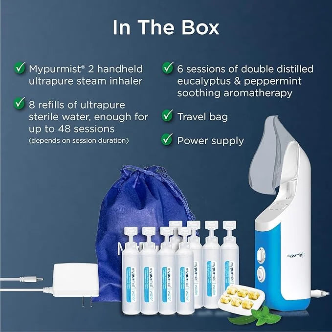 Mypurmist Ultrapure Steam Inhaler (Plug-in)- Handheld