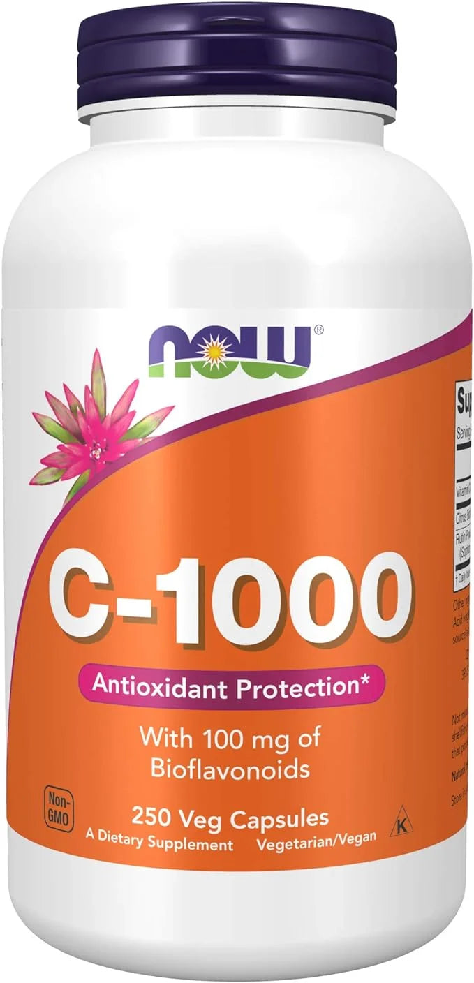 NOW Supplements, Vitamin C-1,000 with 100 250 Veg