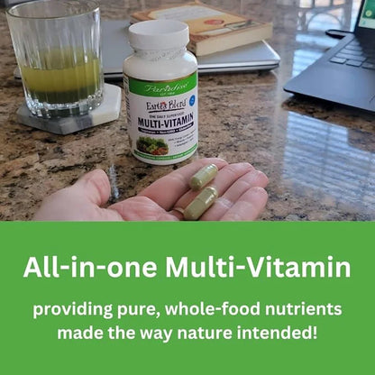 Paradise Herbs Earth's Blend Women's Once Daily Multivitamin with Iron, 48 Organic Superfoods, Probiotics, Antioxidants, V...
