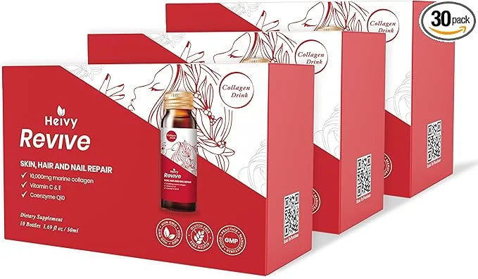 Liquid Collagen for Women, Collagen Drink 10,000mg Marine 1.69 Fl 30)