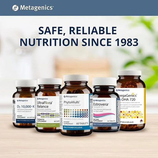 Metagenics CoQ10 ST-100-100 mg Coenzyme Q10 Supplement 120 Softgels