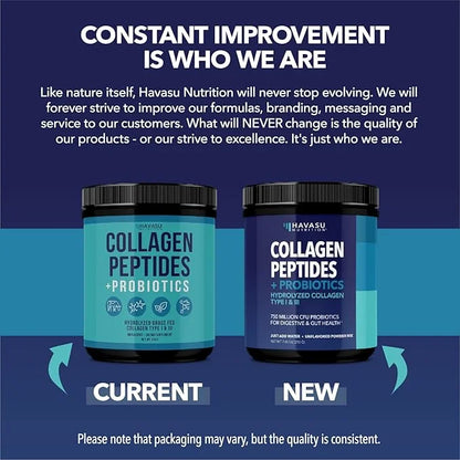 Collagen Peptides Powder with Probiotics GLP-1 Nutritional
