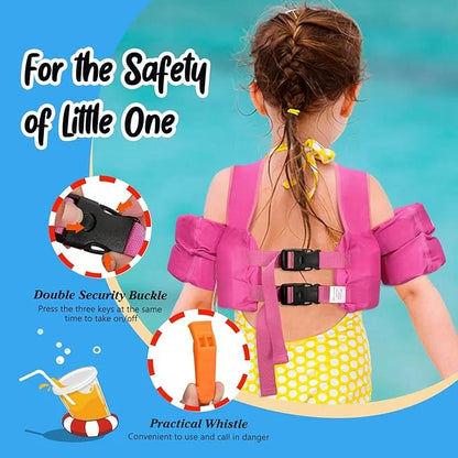 Moko Toddler Swim Vest for Kids, 20-50 lbs/22-66 lbs Clearance Swim Arm Band Cartoon Swimming Wings Pool Float Vests Sleev...