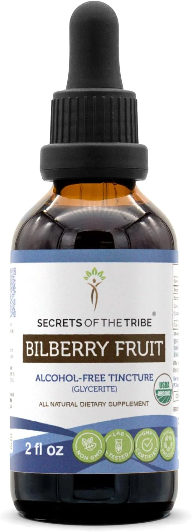 Secrets of the Tribe Bilberry Fruit 100% Certified 2 oz