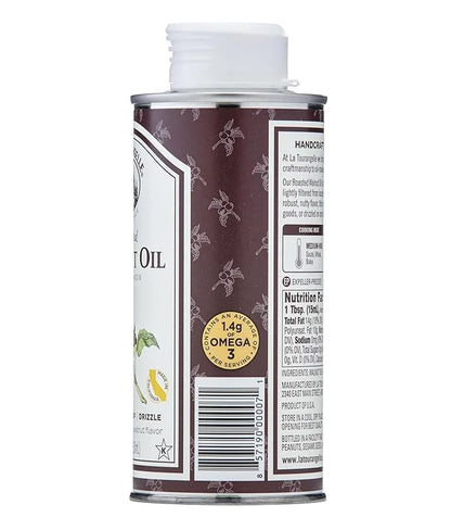 La Tourangelle, Roasted Walnut Oil, Plant-Based Source of Omega-3 Fatty Acid, Cooking, Baking, & Beauty, 8.45 fl oz - Prod...