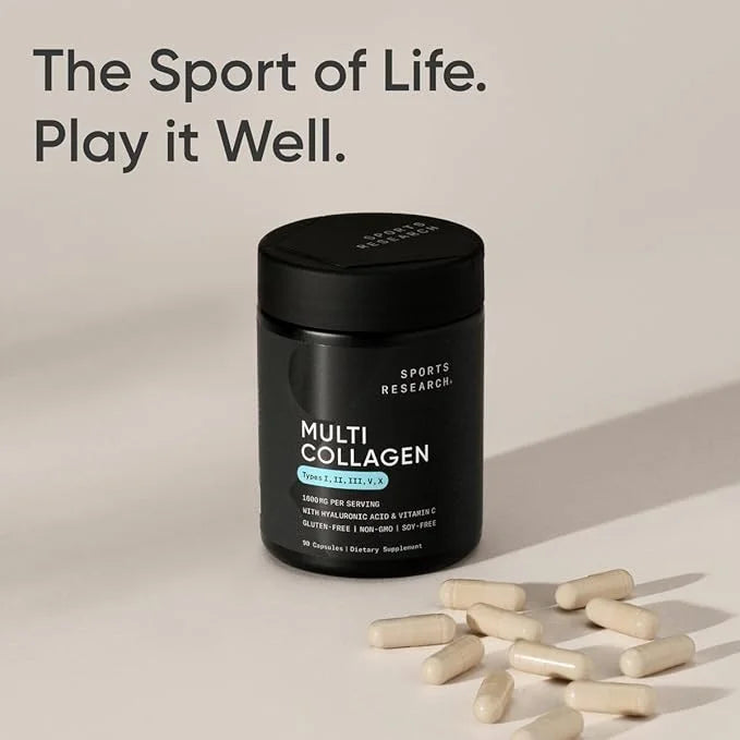 Sports Research Multi Collagen Pills (Type 90 Capsules