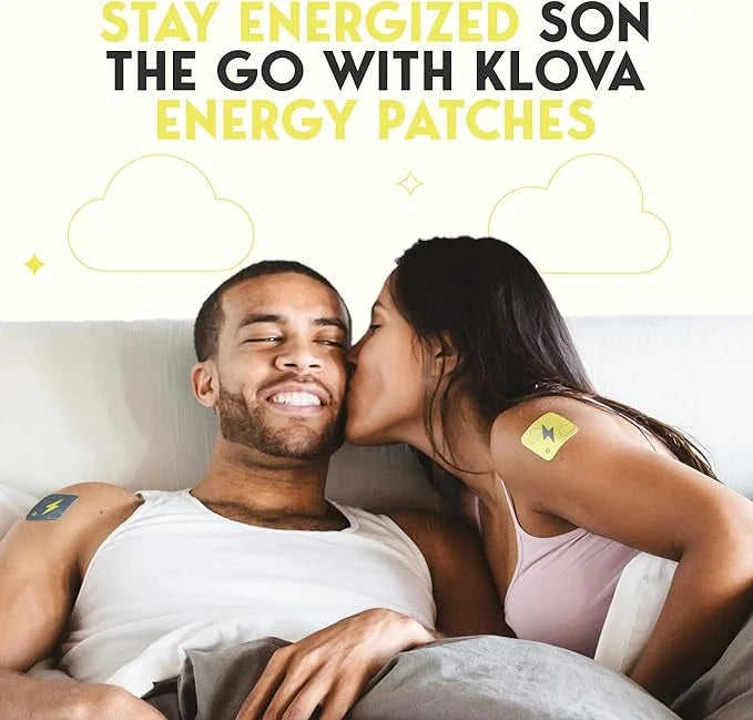 Klova Energy Patches with Caffeine, Green B3 and B6 -