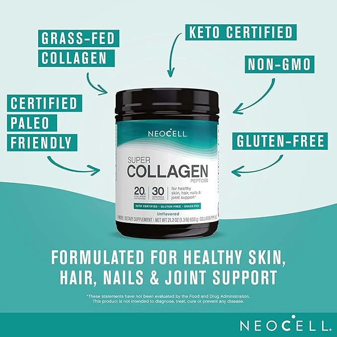 NeoCell Super Collagen Powder & Joint 1, 2, 2, & 3, 21.2 21.2 oz &120 Capsules